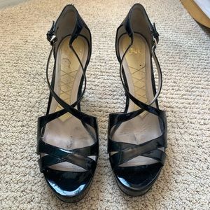 Joan & David patent leather platform - Size 10